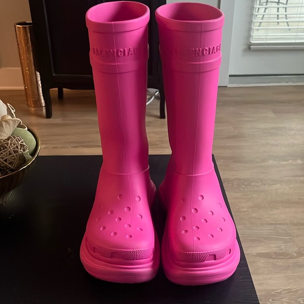 Authentic Balenciaga Croc Boots